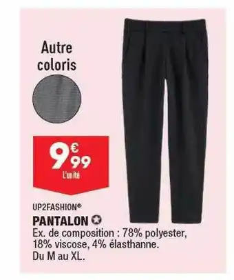 ALDI Pantalon up2fashion offre