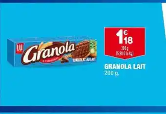 ALDI Granola lait lu offre