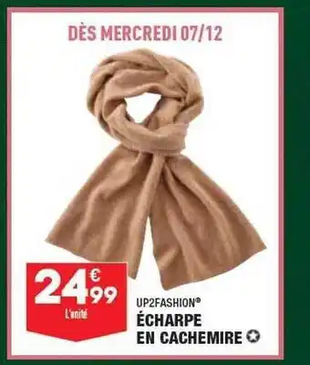 ALDI Écharpe en cachemire up2fashion offre