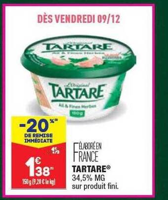 ALDI Tartare offre