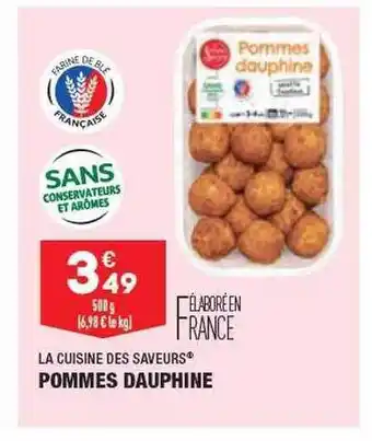 ALDI Pommes dauphine la cuisine des saveurs offre