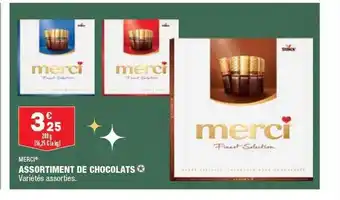 ALDI Assortiment de chocolats merci offre