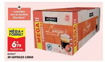 ALDI 48 capsules lungo moreno offre