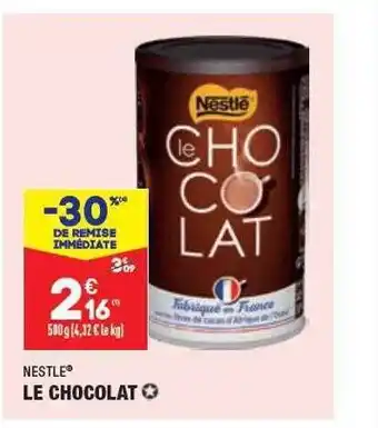 ALDI Le chocolat nestlé offre