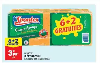 ALDI 8 éponges spontex offre