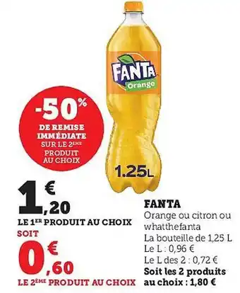 Super U Fanta offre