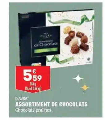 ALDI Assortiment de chocolats isaura offre