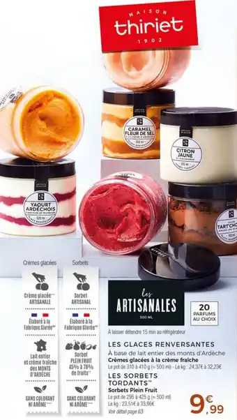 Thiriet Les Glaces Renversantes offre