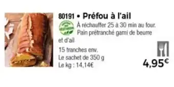 Préfou à l'Ail
