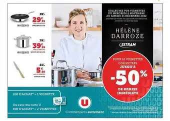 Super U Poêle inox ø 28 cm, faitout inox ø 24 cm, couteau office offre