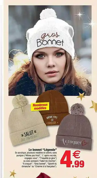 Bazarland Le bonnet offre