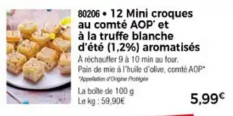 Thiriet 12 Mini croques au comté AOP et offre