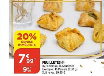 Bi1 Feuilletés offre