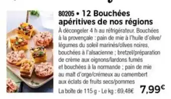 Thiriet 12 Bouchées apéritives de nos régions offre