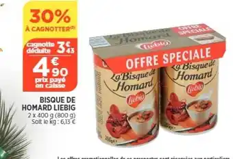 Bi1 Bisque de homard liebig offre