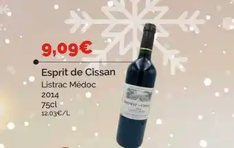 Esprit de cissan listrac médoc