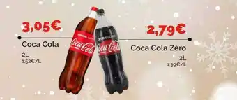Coccinelle Supermarché Coca cola, coca cola zéro offre