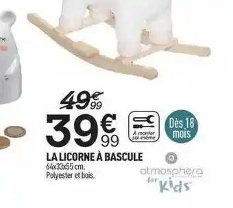 La licorne à bascule