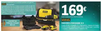 E.Leclerc Brico Perceuse à percussion 18v stanley fatmax offre