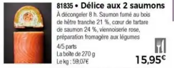 Thiriet Délice aux 2 saumons offre