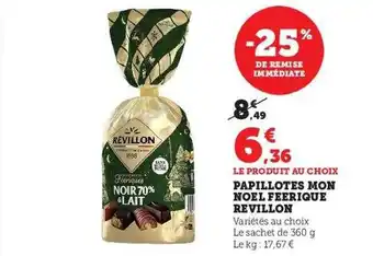 Hyper U Papillotes mon noël féerique révillon offre