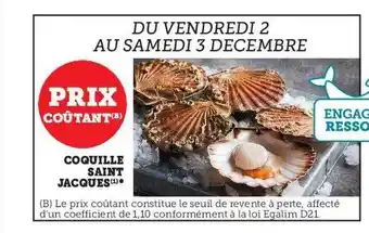 Hyper U Coquille saint jacques offre