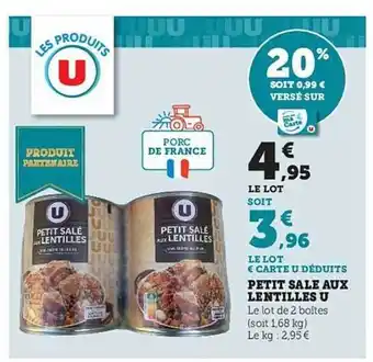 Petit salé aux lentilles u