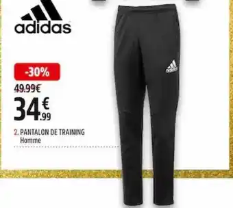 Intersport Pantalon de training homme adidas offre