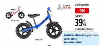 Intersport Draisienne enfant offre