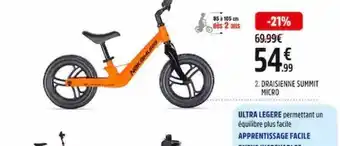 Intersport Draisienne summit micro offre