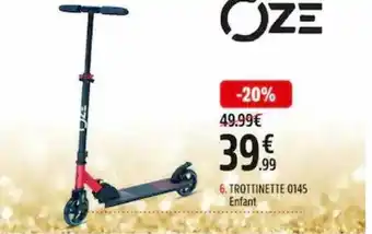Intersport Trottinette 0145 enfant oze offre