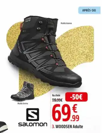 Intersport Woodsen adulte salomon offre
