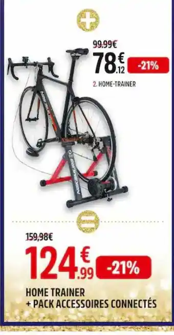 Home-trainer + pack accessoires connectés
