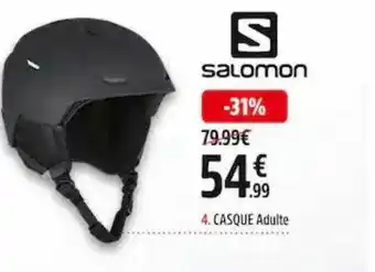 Intersport Casque adulte salomon offre