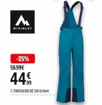 Intersport Pantalon de ski enfant mc kinley offre