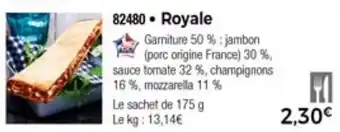 Thiriet Royale offre
