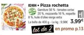 Thiriet Pizza rochetta offre