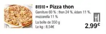 Thiriet Pizza thon offre