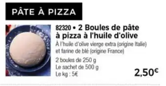 Thiriet 2 Boules de pâte à pizza à l'huile d'olive offre
