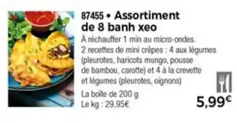 Thiriet Assortiment de 8 banh xeo offre