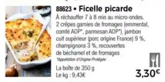 Thiriet Ficelle picarde offre