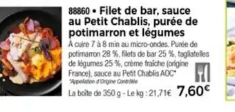 Thiriet Filet de bar offre