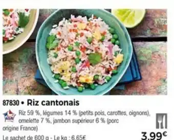 Thiriet Riz Cantonais offre