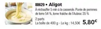Thiriet Aligot offre