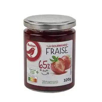 Auchan Confiture la gourmande fraise auchan offre