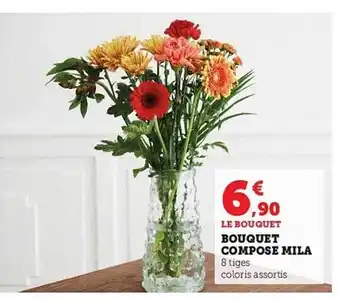 Hyper U Bouquet composé mila offre