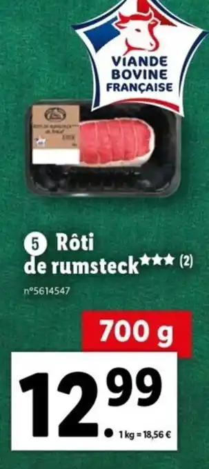 Lidl Rôti de Rumsteck offre