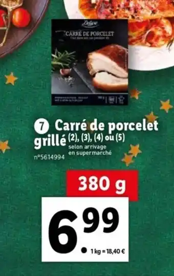 Lidl Carré de Porcelet Grillé offre