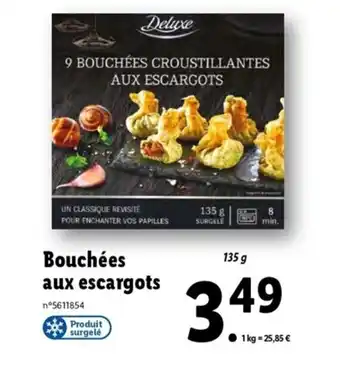 Lidl Bouchées aux Escargots offre