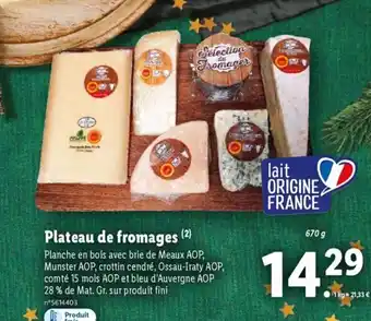 Lidl Plateau de Fromages offre
